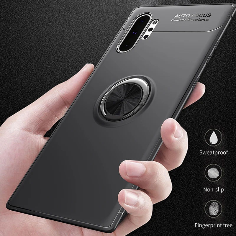 Чехол-подставка для Samsung S20 Plus S10 S9 S8 S7 Edge Note 10 + 9 8 A70 A50 с кольцом-держателем
