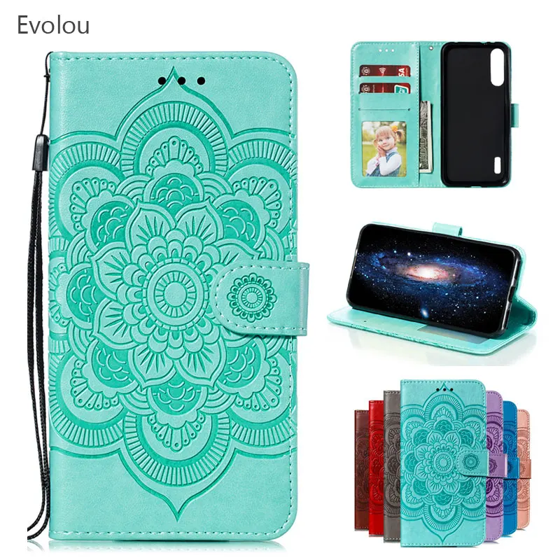 

3D Embossed PU Leather Flip Case for xiaomi CC9E 9T Pro A3 A2 8Lite Magnetic Wallet Cover for xiaomi 9SE 6X CC9 phone case Funda