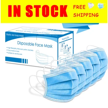 

3 Layers Dustproof Facial Protective Cover Masks Anti Dust Anti Fog Disposable Printing Earloop Face Mouth Masks