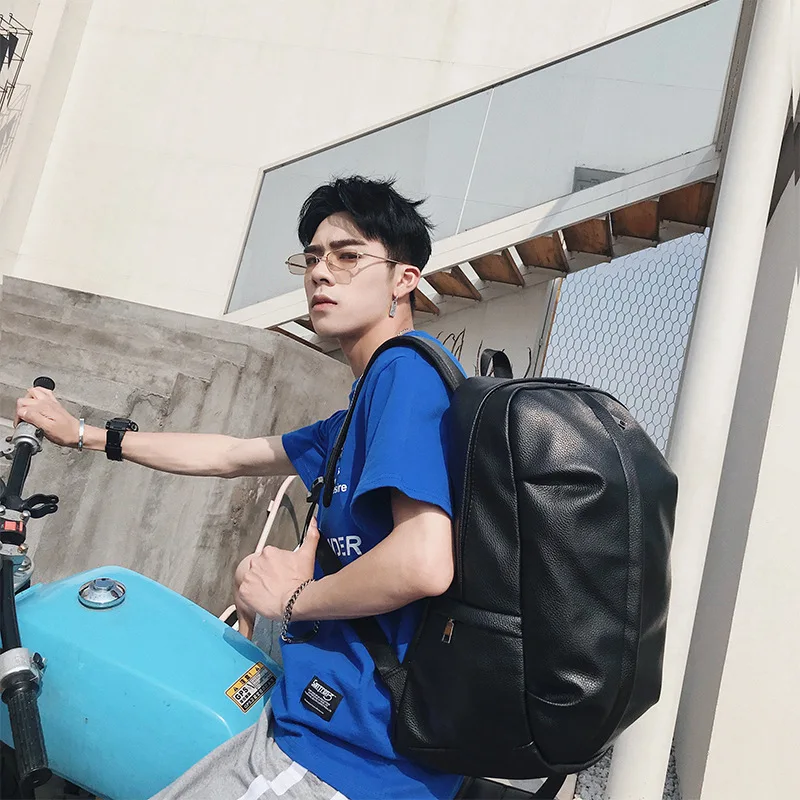 

Fashion men's and women's backpack new Korean personality backpack fans color student backpack