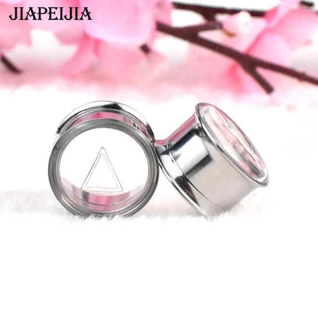 Ear Stretching COOEAR 2 Pairs Matched Set Gauges For Ears Flesh Tunnels Kits Plugs Earrings Red Acrylic Ear Expander Stretchers Piercing Expansores De Oreja Para Hombre