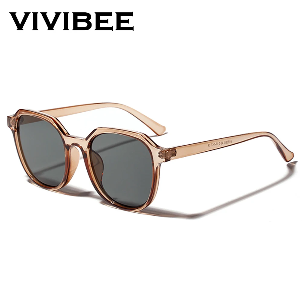 Очки солнцезащитные VIVIBEE мужские и женские Модные прозрачные квадратные