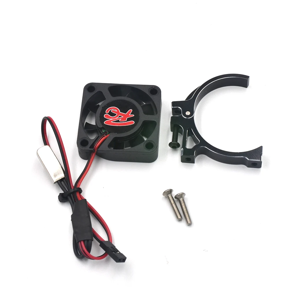 For TRX-4 SCX10 E-REVO UDR RC Car Motor Temperature Control Cooling Fan 42MM 
