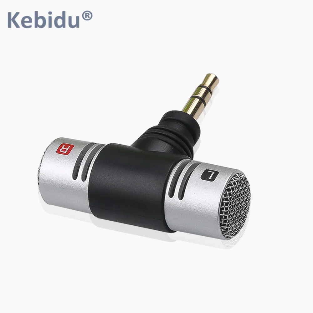 KEBIDU Mini 3.5mm Jack Microphone Digital Stereo Mic For Recording Pen with Interface Interview | Электроника