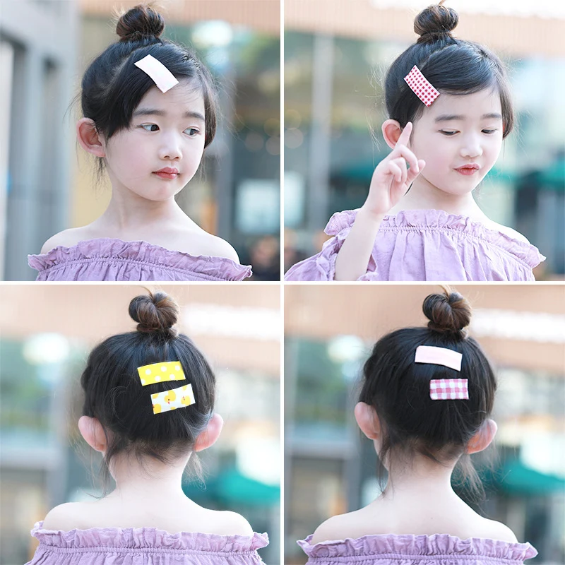 Аксессуары детские головные уборы детские заколки для волос корейский прекрасный Печатный милый мультфильм BB зажимы шпильки для волос девушки волосы