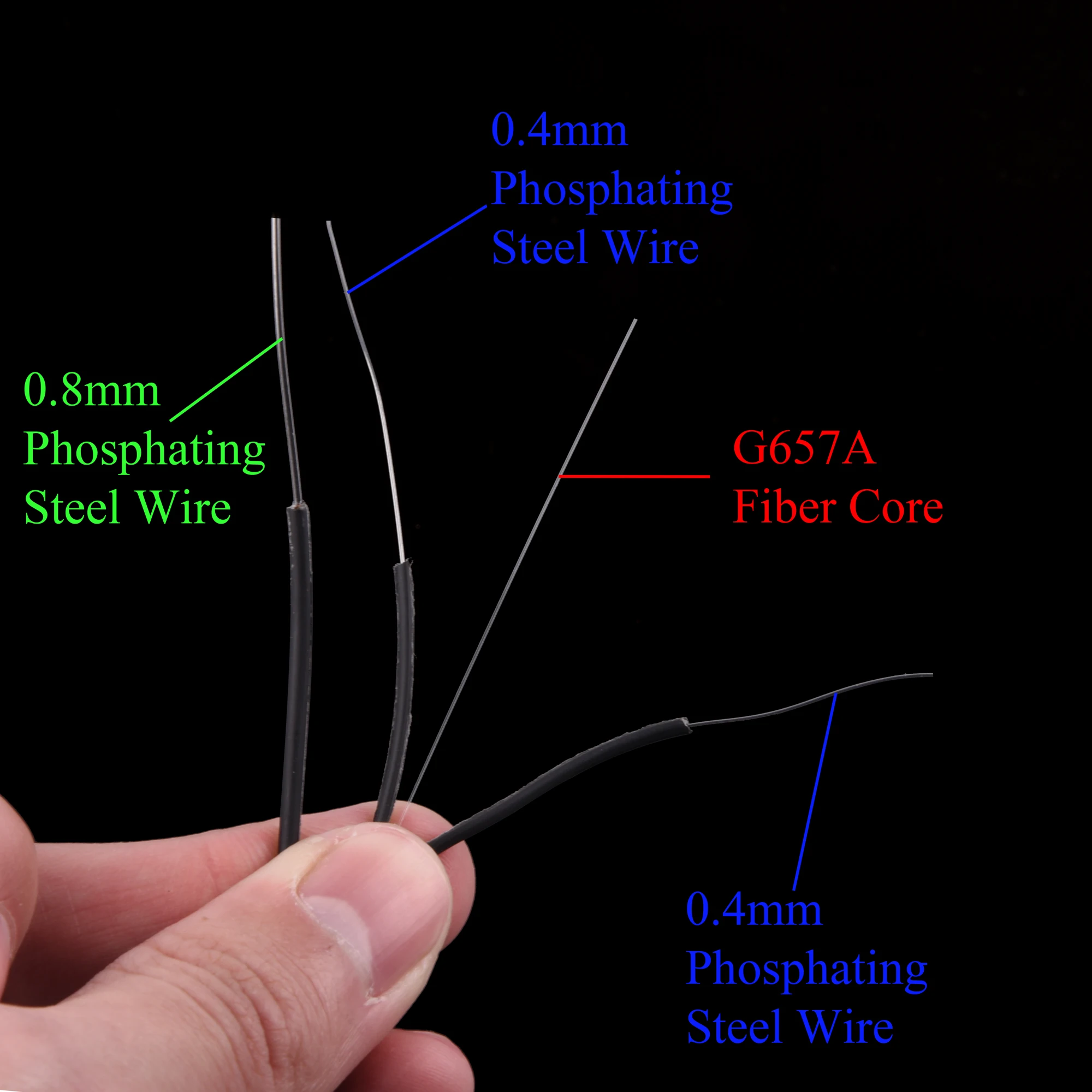Fiber Optic Cable UPC SC to SC Single-Core Single Mode Simplex Outdoor Patch Cord 20M/30M/50M/80M/100M