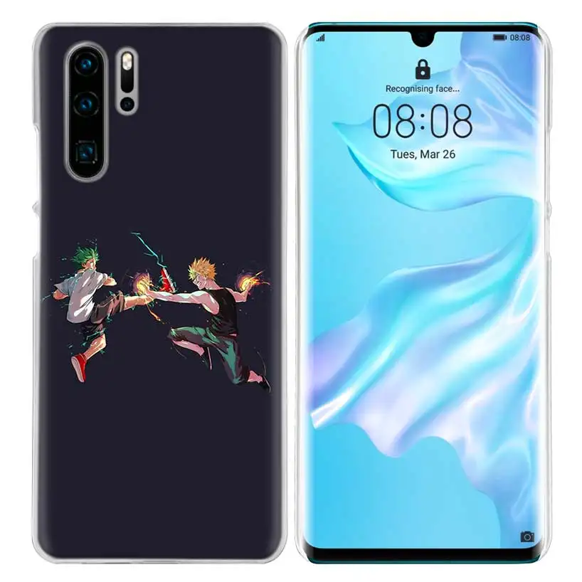 Жесткий ПК чехол для huawei P30 P20 P10 mate 30 20 10 Nova 5 5i Pro Lite P Smart Z Plus мой герой Academy Plus Ultra