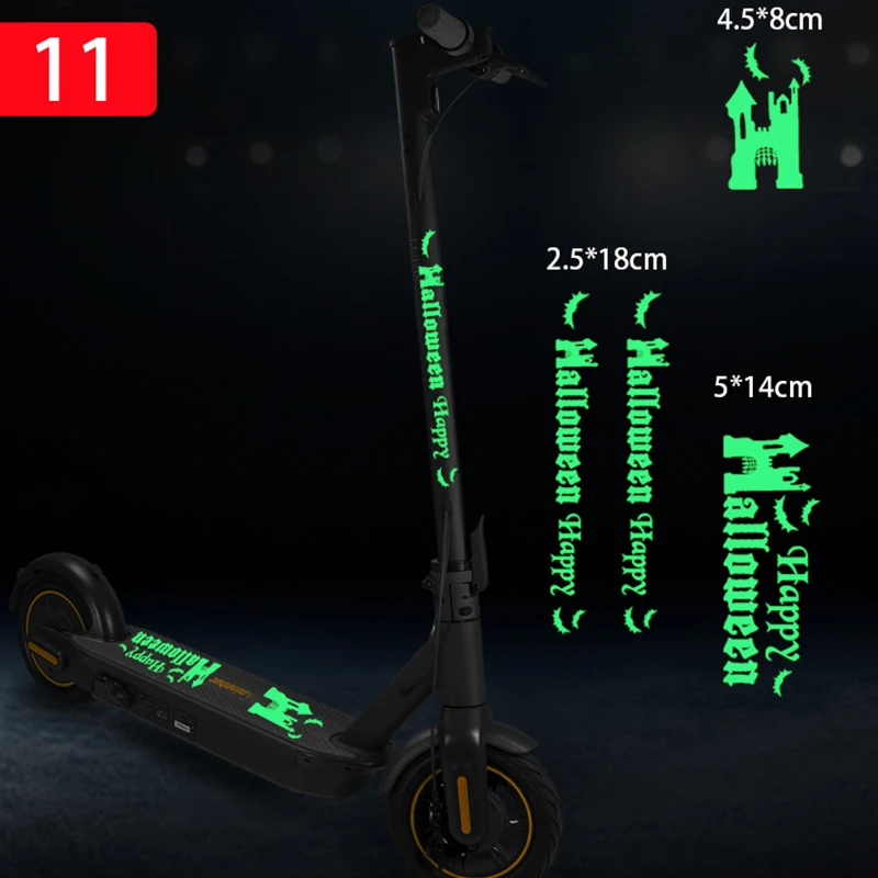 Электрический скутер светящиеся водостойкие наклейки для XIAOMI MAJIA M365/PRO ninebot KUGOO - Цвет: 11