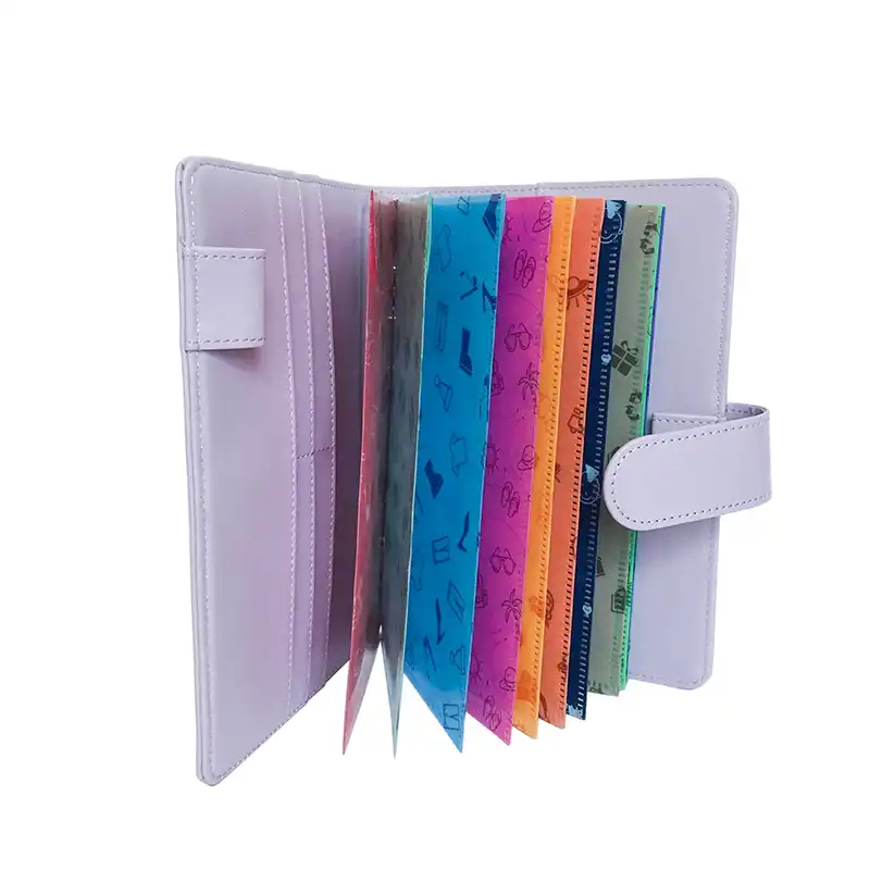 Jaimenalin Enveloppe de Budget de Tr/éSorerie Portefeuille Note de Reliure pour la Budg/éTisation et /éConomiser de LArgent Rose 12 Enveloppes /à Ouverture Verticale Perfor/éE