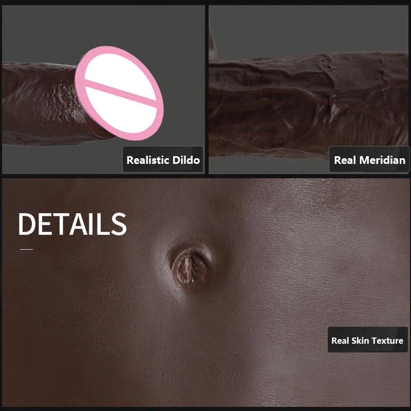 Skin Feeling Super Long 20cm Hollow Silicone Lesbian Strapon Dildo Panties Real Male Dick Sex Toys For Men Underwear Penis Pants 4