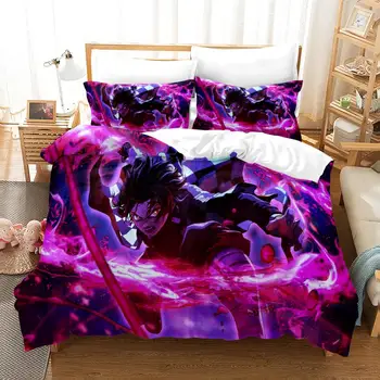 

Devil's Blade 3D Bedding Set Printed Duvet Cover Set Pillowcase Bedcloth Twin Full Queen King Size Dropshipping
