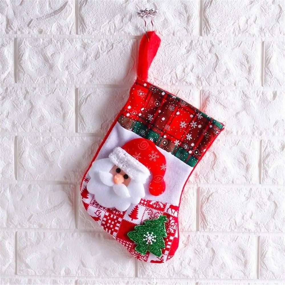 Новые рождественские носки Санты милые украшения праздничные вечерние рождественские украшения двери стены камин дерево подвесной Декор Подарочная сумка