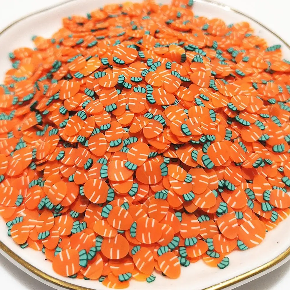 20g Polymer Hot Clay Sprinkles Vegetables Carrot for Crafts DIY Making Nail Slices Slime Material | Дом и сад