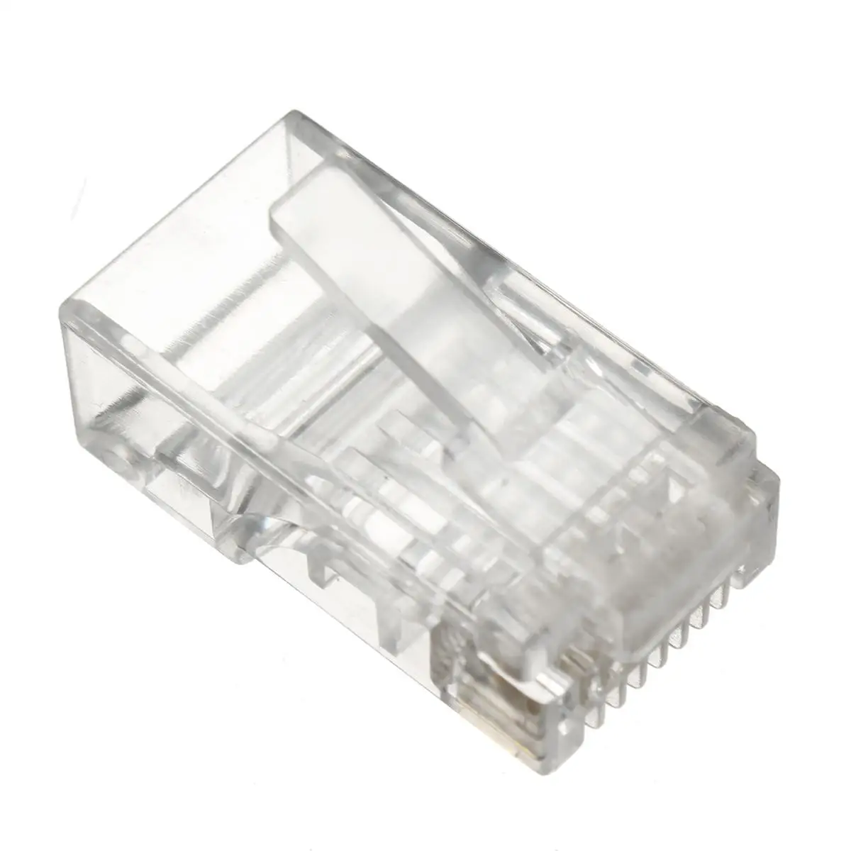 LEORY 1000 шт. позолоченный RJ45 сетевой кабель модульный разъем CAT6 разъем 8P8C utp неэкранированный модульный Rj45 Разъем терминалы