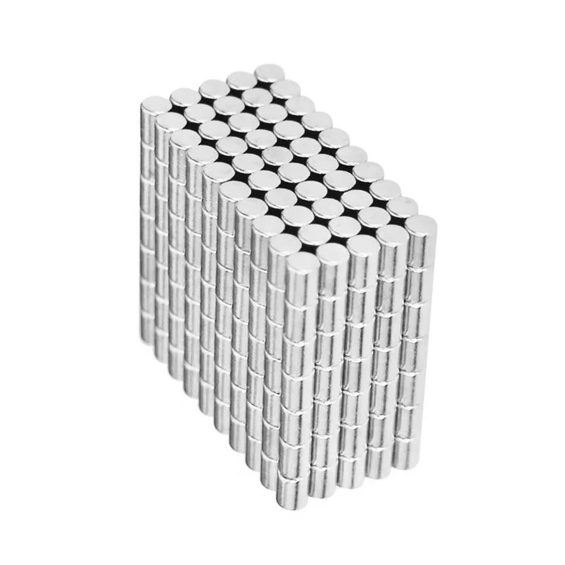 50~5000pcs 3x4 N35 Super Strong Cylinder Rare Earth Magnet 3mm*4mm Round Neodymium Magnets 3x4mm Mini Small Magnet disc 3*4 mm