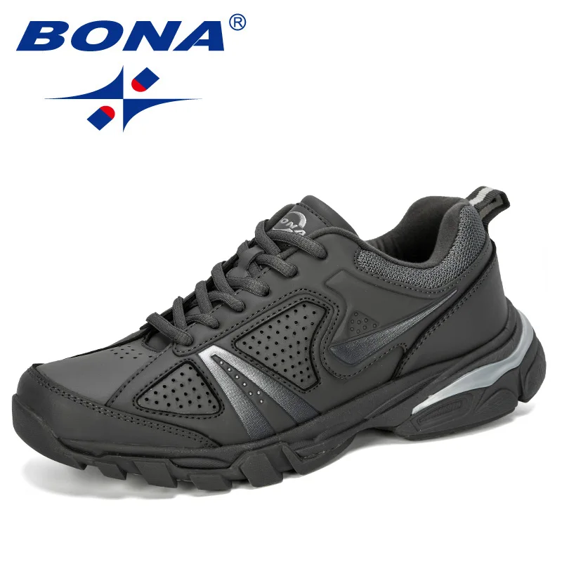 BONA новые дизайнерские стильные кроссовки мужские уличные спортивные туфли Masculino zapatos hombre мужские кроссовки спортивные кроссовки мужские