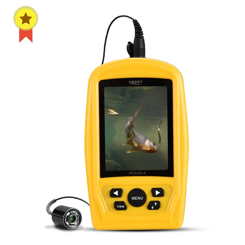 FF3308-8 LUCKY портативный подводный Рыбалка подходит только с 3308-8 системой CMD сенсор 3,5 дюймов TFT RGB водонепроницаемый монитор Рыба море 20 м - Цвет: FF3308-8