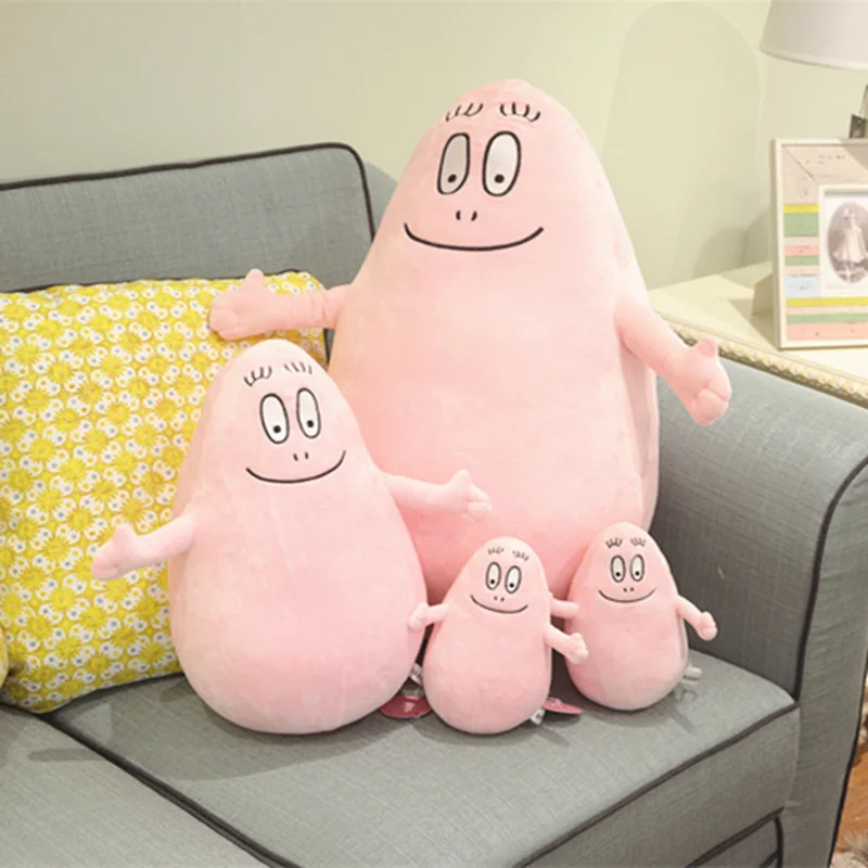 

Northern European-Style INS France Cartoon Soft Pink Small Doll Baba Dad Barbapapa Photo Shoot Useful Product Pacify Baby
