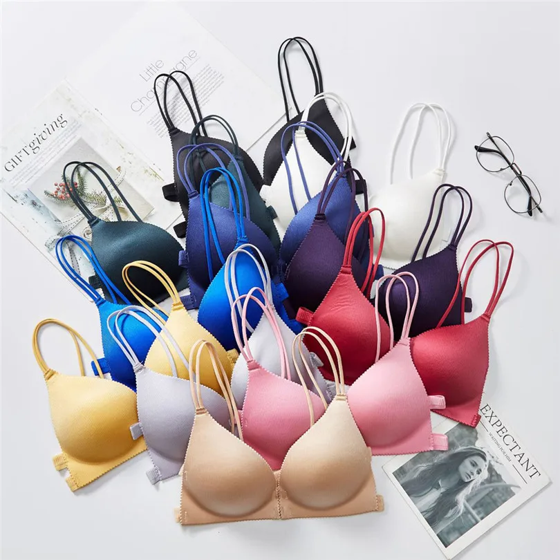 Wireless Bra Push Up Lingerie Sexy Breathable Bras For Women Chest Pad Underwear Soutien Gorge Sexy Erotique 40DEC1603