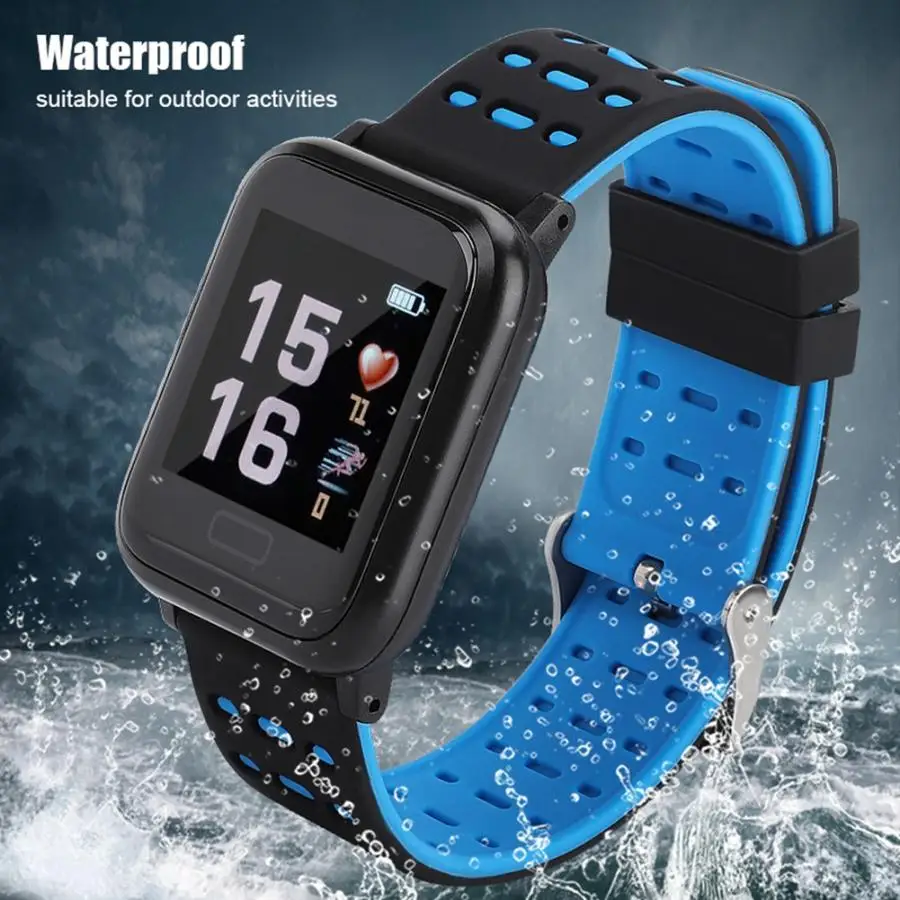 Фитнес браслет Smartband умный часы пульсометр кровяное давление фитнес