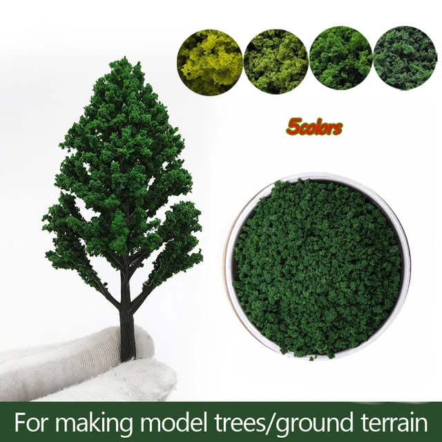 30g 3-5mm Model Tree Powder Miniature Architectural Tree Powder For Scale Diorama Garden Making Material Ground Sponge Material 3