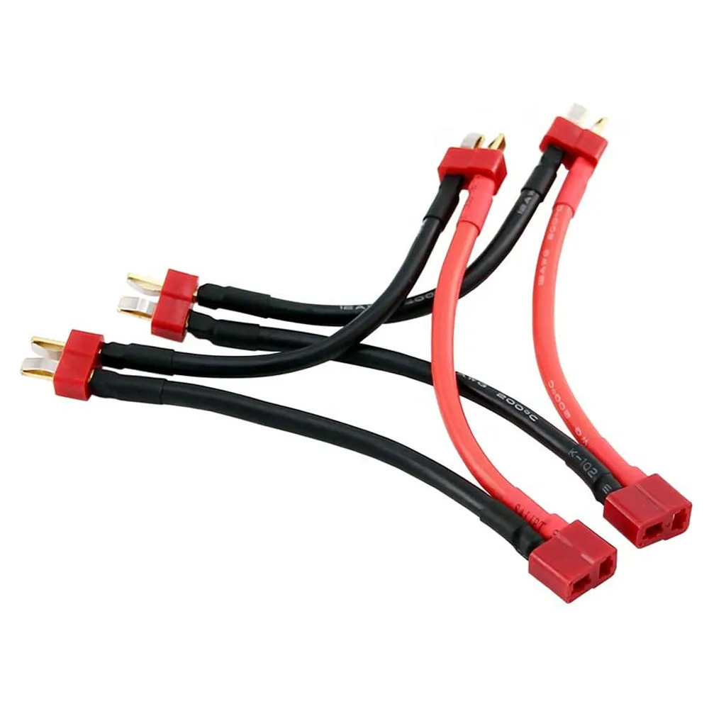 Yiqigou 2pcs EC5 Female Plug Connector To 4.0mm Banana Male Plug Connector With 10cm 12AWG Silicone Cable