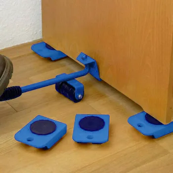 

5 In 1 Heavy Things Carrier Moving Heavy Object Handling Tool Original Furniture Move Lever Sliders Home Improvement Tools