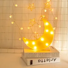 

LED 3D Night Light Kids Gift Toy For Baby Light Children Bedroom Toilet Lovely Moon Lamp Decoration Indoor Lighting
