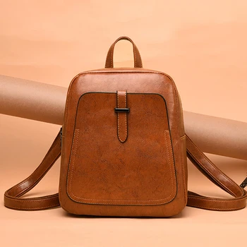 

Women Backpacks Bags Leather Backpack Small Backpack Korean Fashion Bag Leisure PU Shoulder Bag Female Student Bag