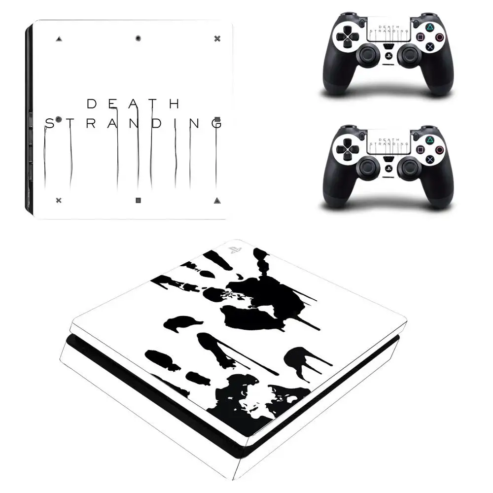 Наклейка из тонкой кожи Death Stranding PS4 Виниловая наклейка для консоли Playstation 4 DuslShock и