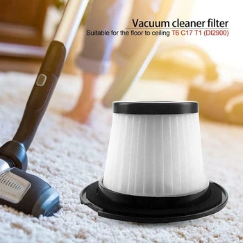 

3Pcs Vacuum Cleaner HEPA Filters for Dibea T6 C17 T1 High Efficiency Replacement H1