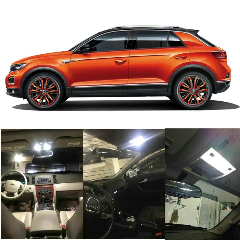 

Auto Car Led Interior Lights For VW T-ROC A11 SUV Auto automotive Car Led interior dome lights bulbs for cars error free