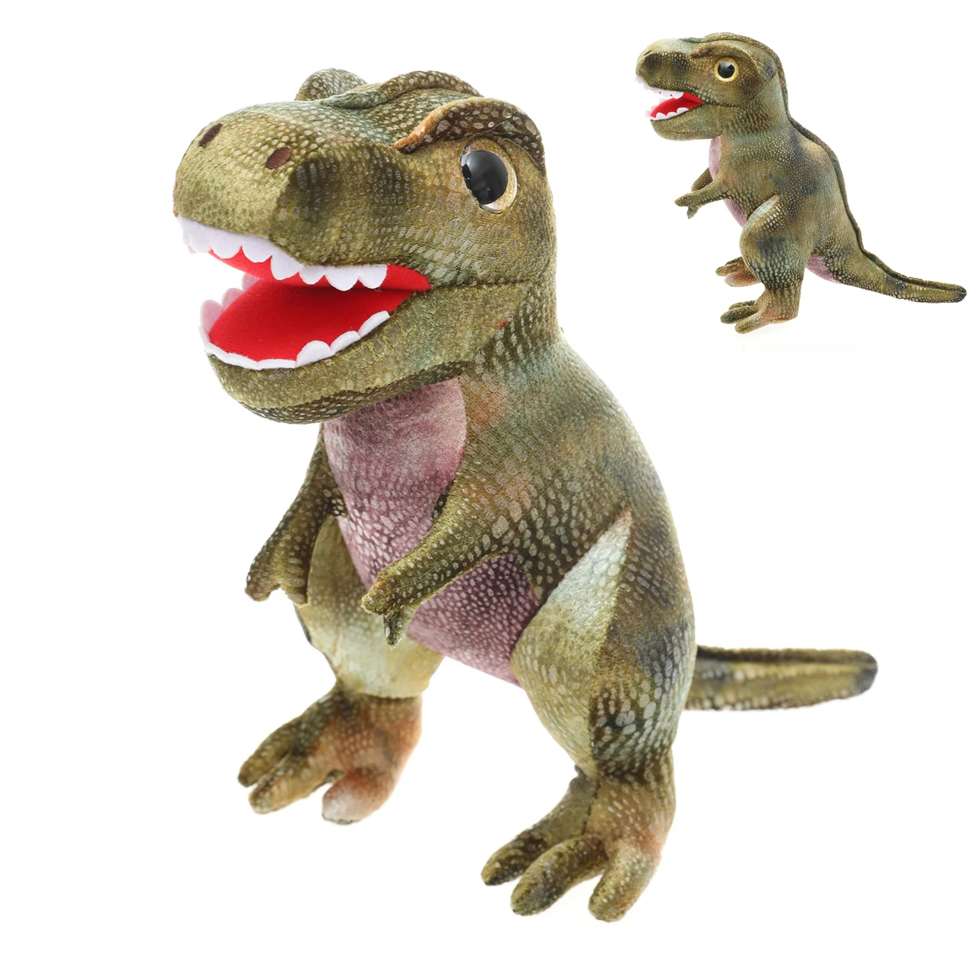 dinosaurios en peluche