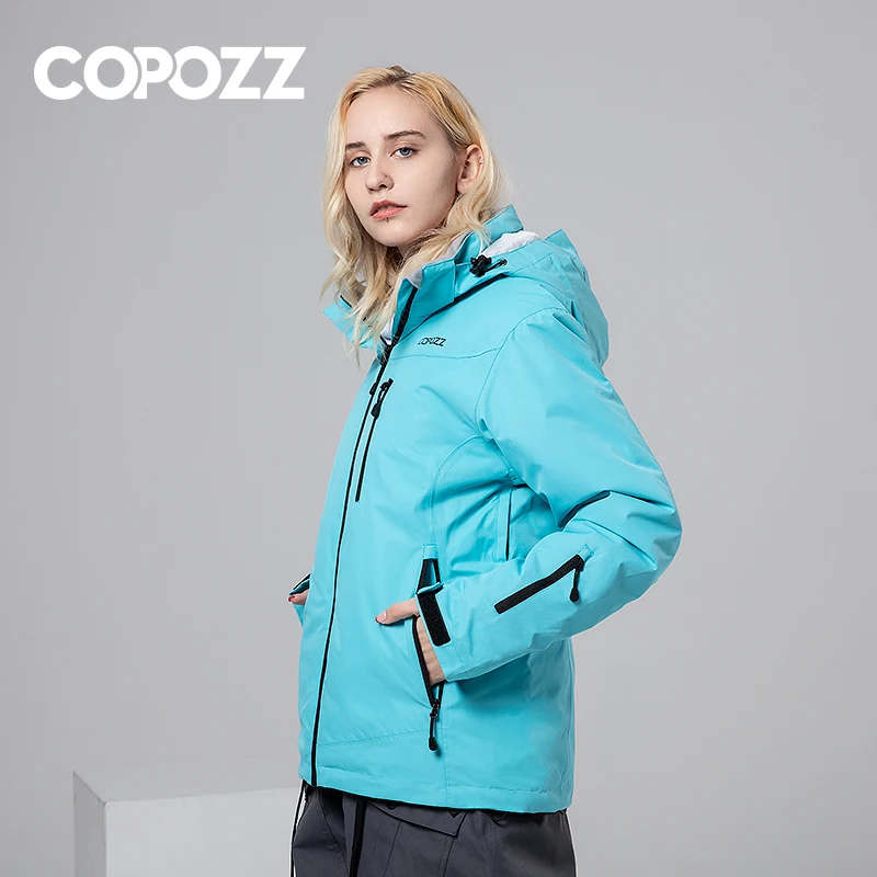 Лыжный костюм COPOZZ горнолыжный водонепроницаемый теплый для сноуборда лыжная