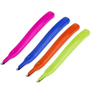 

1pc Hand Holder Magnetic Staple Remover Plastic Rubber Office Supplies Multicolor Staple Stationery G0V7 School Re Students K2B4