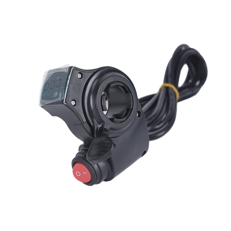 Sale Finger Thumb Throttle Electric Scooter with Power Switch LED display Switch Handlebar Grips For Electric Bike 36V/48/60/72V 0 Sale Finger Thumb Throttle Electric Scooter with Power Switch LED display Switch Handlebar Grips For Electric Bike 36V/48/60/72V 0
