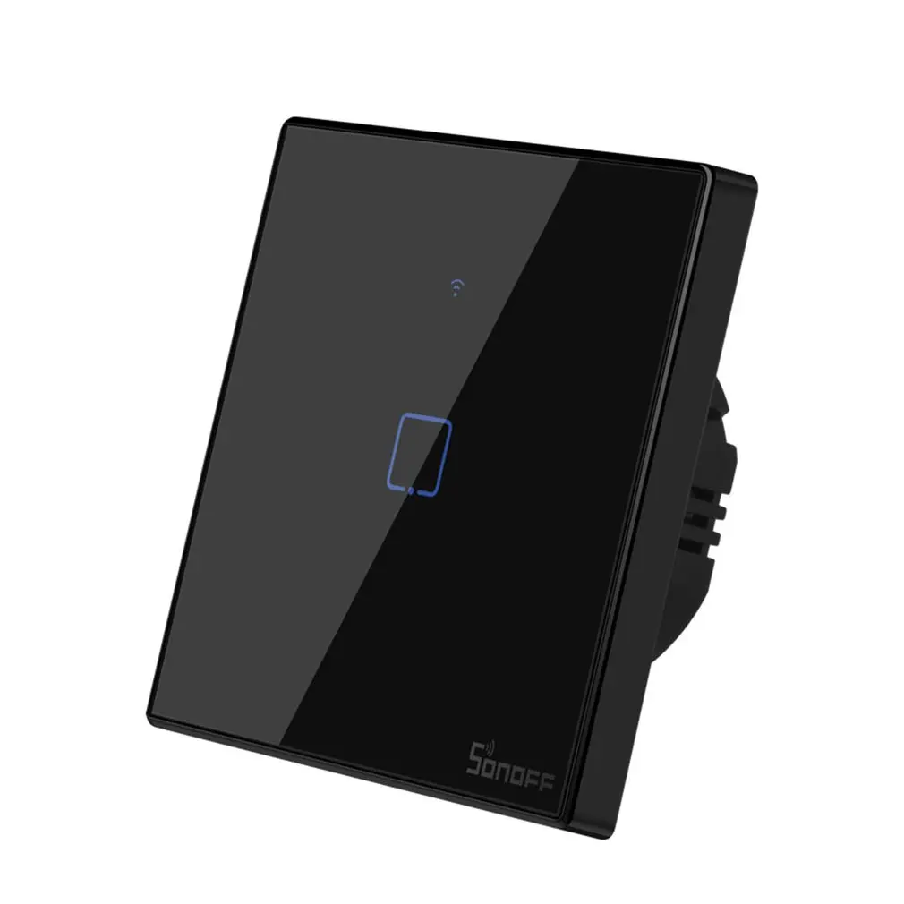 T0/T1/T2/T3 штепсельная вилка европейского стандарта TX Wi-Fi Сенсорный настенный светильник Беспроводной переключатель умный дом пульт дистанционного управления 1/2/3 голоса/APP пульт дистанционного управления Управление с Alexa Google