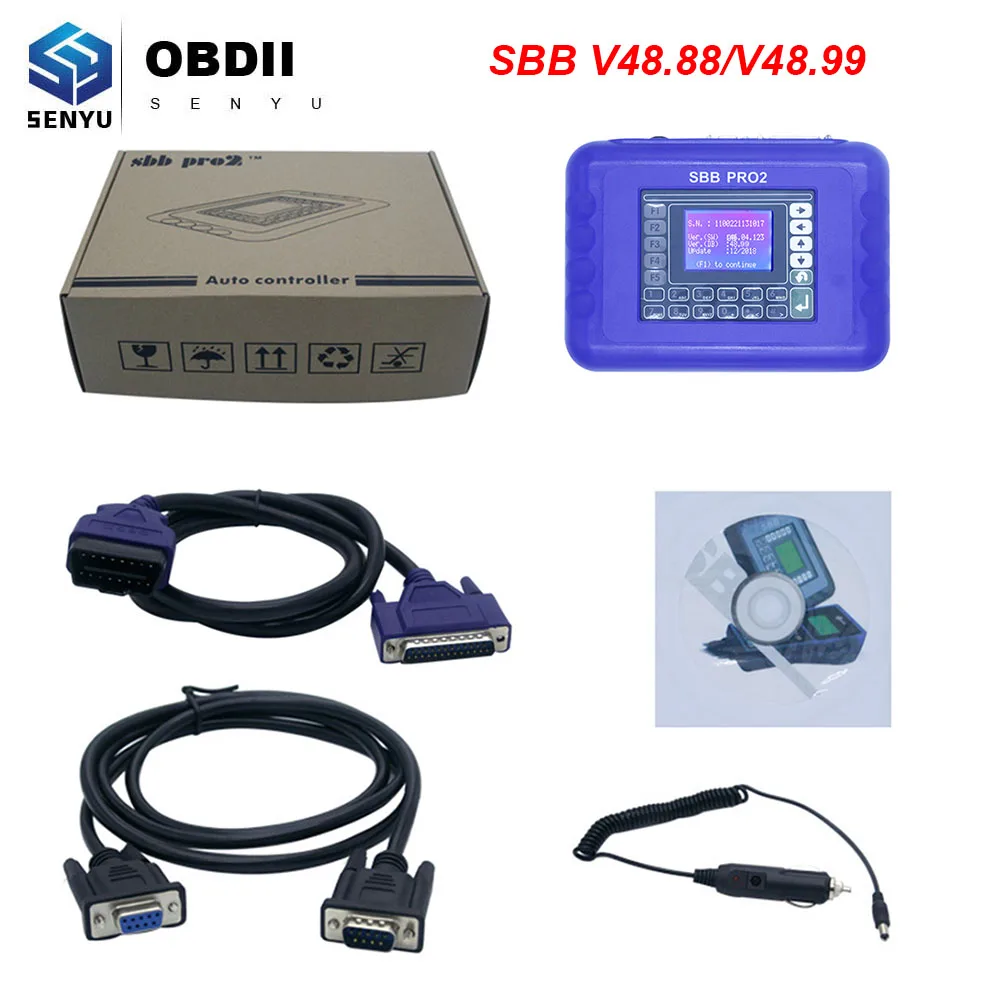 

SBB PRO2 SBB V48.88 V48.99 Car Key programmer ECU Programmer For BMW Scanner OBD OBD2 SBB 48.88 48.99 33.01 Better than Zed Bull