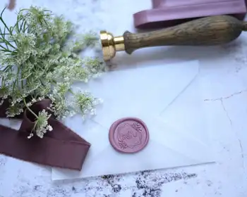 

Geometric Initial Wax Stamp Modern design Wax Seal with Initials Wedding Stamp Personalized monogram wax seal stamp siegels