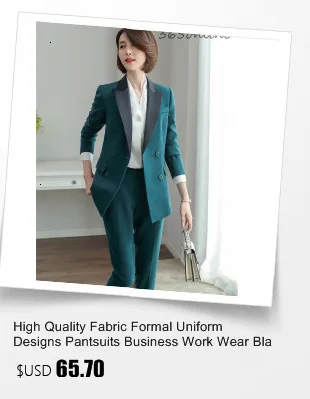 Модные Полосатые Униформа дизайн брючные костюмы для женщин бизнес костюмы с куртки и брюки для девочек профессионал