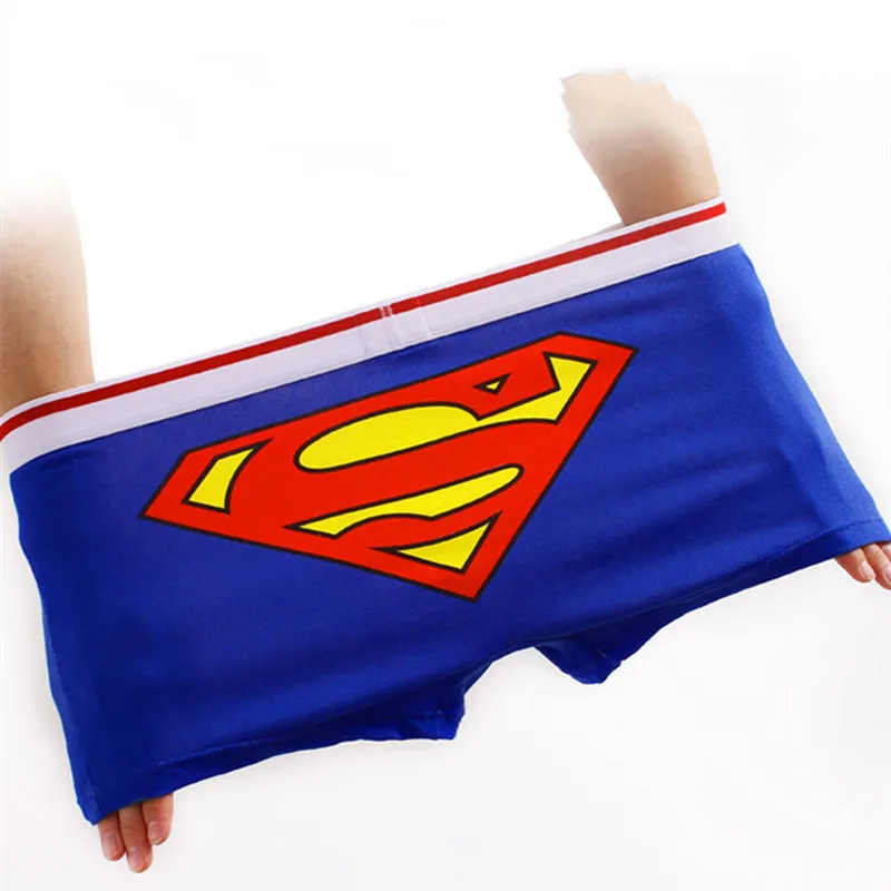 

Cute Sexy Men Underwear Cartoon Superhero Cosplay Elastic Underwear Panties Gift Party high quality Lingerie Comfortable