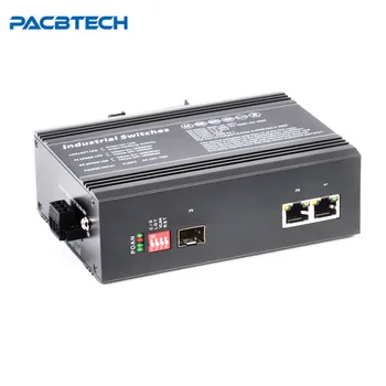 

10/100/100M 2POE Industrial Fiber Switch Unmanaged 2POE+1SFP Slot Fiber Switch 2POE over Fiber swtich IEEE802.3af/at
