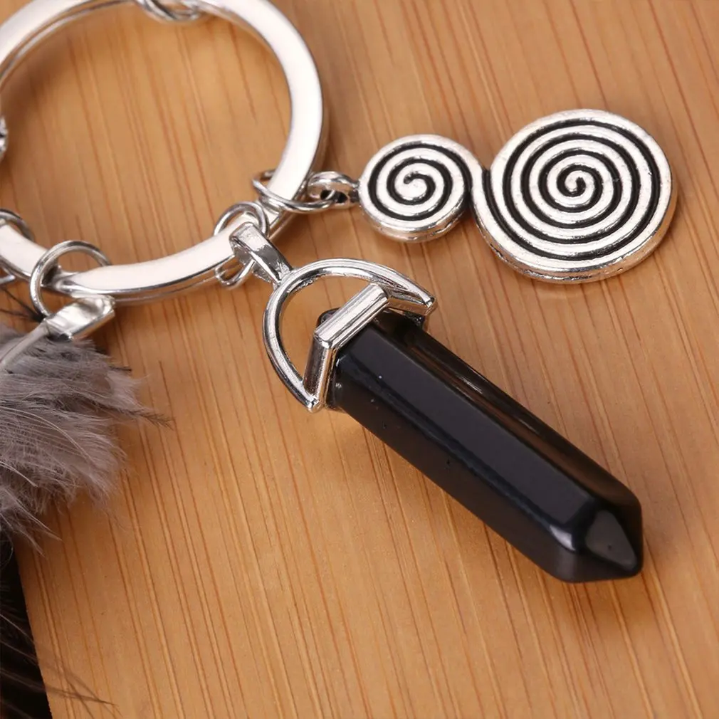 Dream брелок для ключей в виде Ловца снов Для женщин кольцо для ключей с сумочкой сумка с подвесками цепи ювелирные изделия BZ294