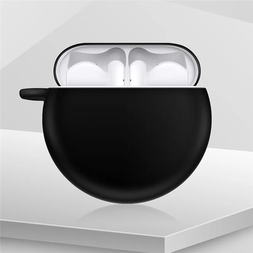 Силиконовый чехол для huawei Freebuds 3, беспроводной зарядный чехол, силиконовый защитный чехол с кольцом-держателем, 40NOV21