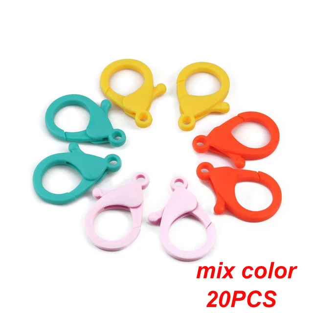 5-20pcs/lot Key Chain Key Ring keychain Bronze Rhodium Gold 28mm Long Round Split Keyrings Keychain Jewelry Making Wholesale DIY 20PCS mix color