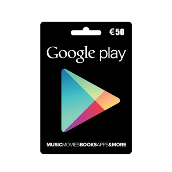 

Europe Google Play Gift Card Recharge Redeem 50€ for Italy Germany Netherlands Spain France