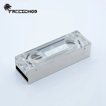 

FREEZEMOD computer pc water cooler hard drive M2 solid state hard disk cooling water block armor for 2280. M2-ZBSR