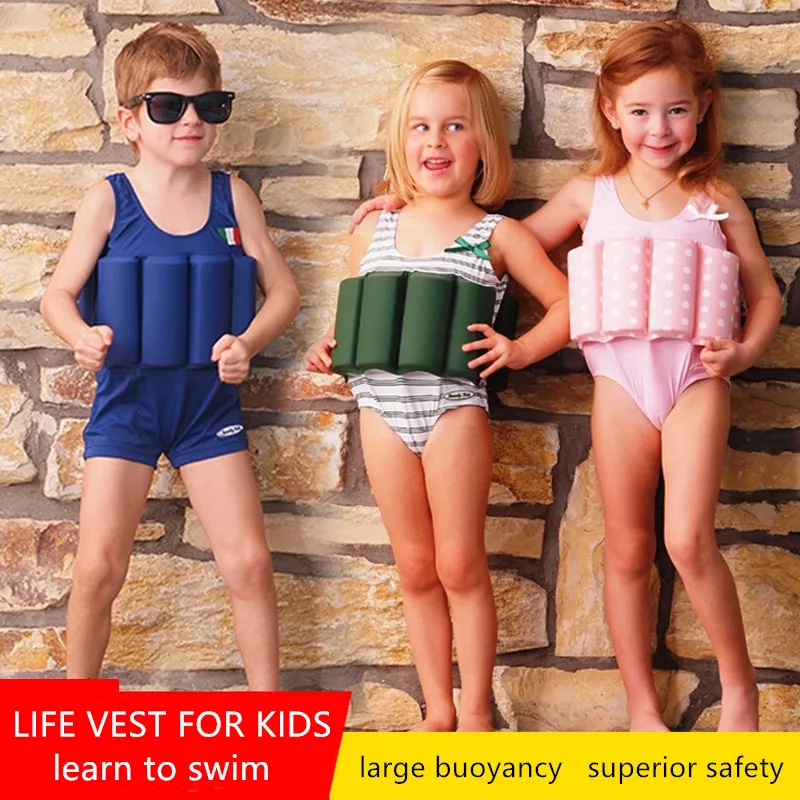 

Puddle Jumper Children Life Vest Buoyancy Float Baby Life Jacket For Swimming Surfing Pool Beach Swimwear Kids Bubble Swimsuit