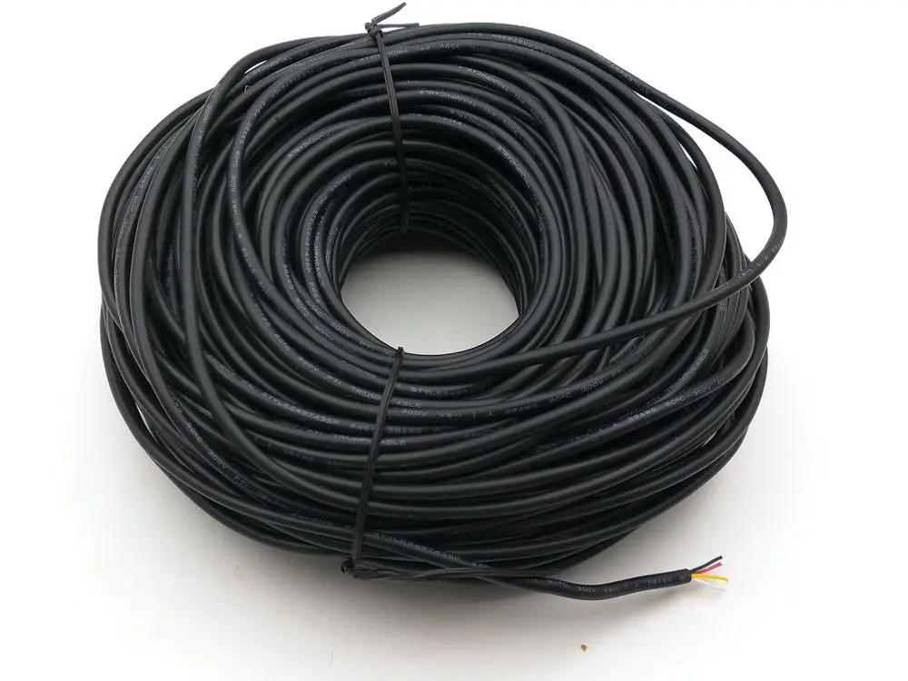 Кабель 50 м 28awg 4 ядра ПВХ кабель 300 В 80 градусов Цельсия|cable 50m|cable 28awgcable pvc |