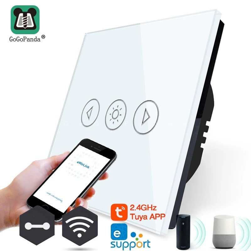ЕС Стандартный LightDimmer приложение Wi-Fi для Управление сенсорный выключатель Водонепроницаемый Переключатель 220V eWelink или Tuya
